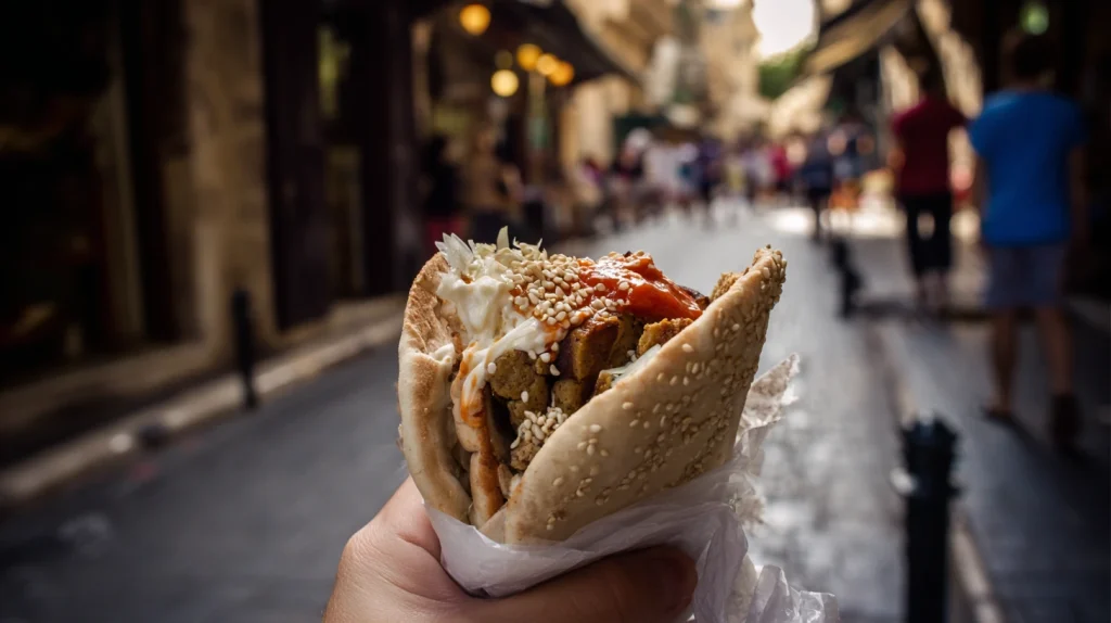 The falafel walk